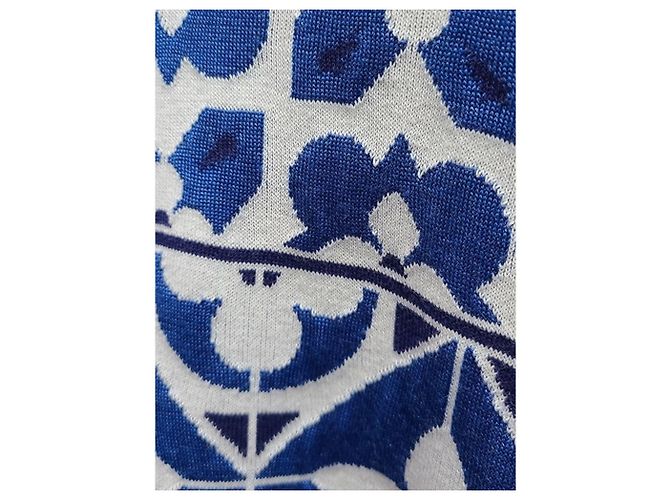 Louis Vuitton Jacquard-Strickpullover mit blauem Monogramm - Ansicht 3