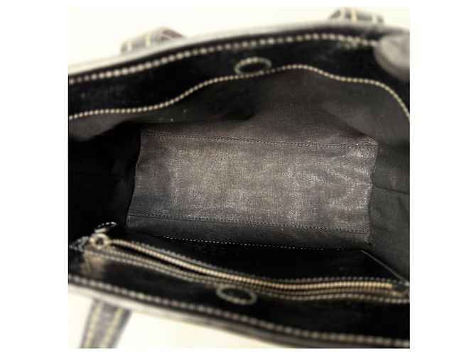 Balenciaga Borsa Shopper Babes Small East West Rafia Starlife Argento - vista 10