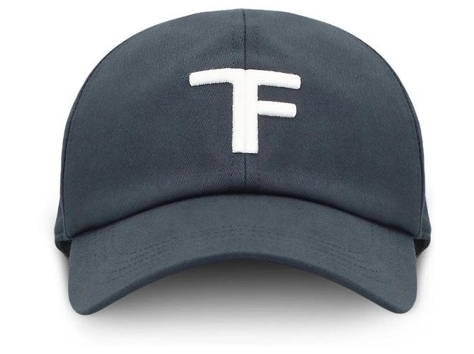 Tom Ford Logo Embroidered Cap Blue - view 2