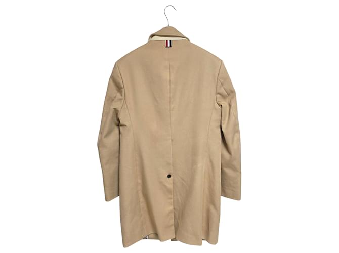 Thom Browne Cappotto Mac Marrone - vista 2