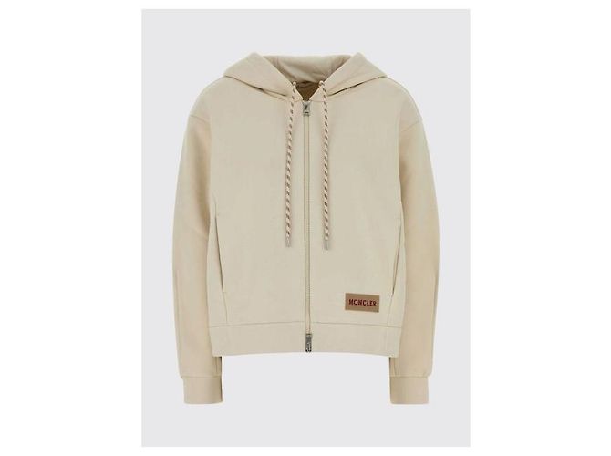 Moncler Sudadera con capucha y cremallera de algodón - vista 4