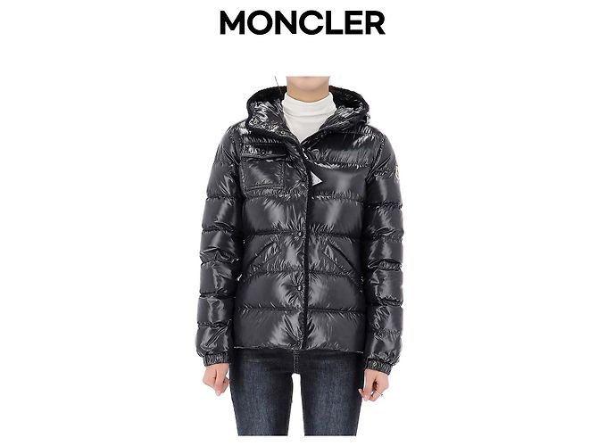 Moncler Lucky Chance Glareins Kapuzensteppjacke Erwachsenengröße Schwarz - Ansicht 5