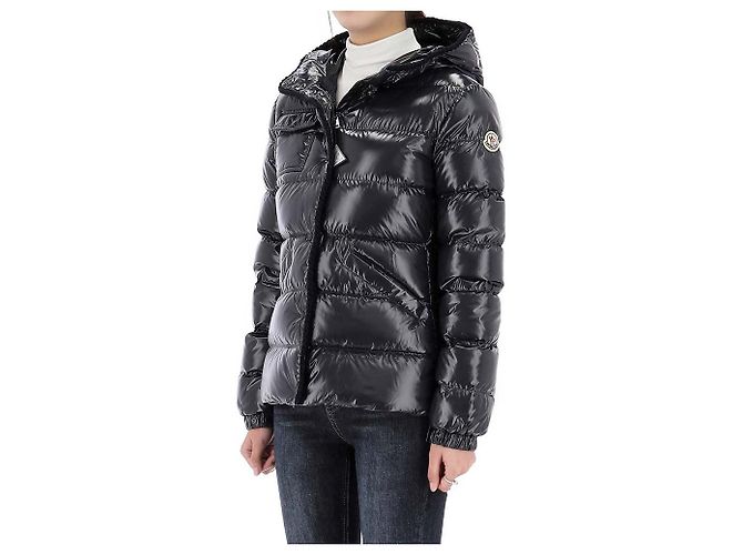 Moncler Lucky Chance Glareins Kapuzensteppjacke Erwachsenengröße Schwarz - Ansicht 6