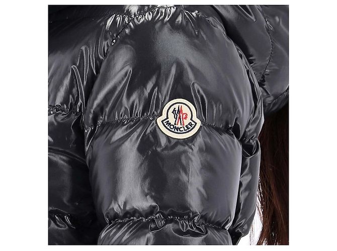 Moncler Lucky Chance Glareins Kapuzensteppjacke Erwachsenengröße Schwarz - Ansicht 9