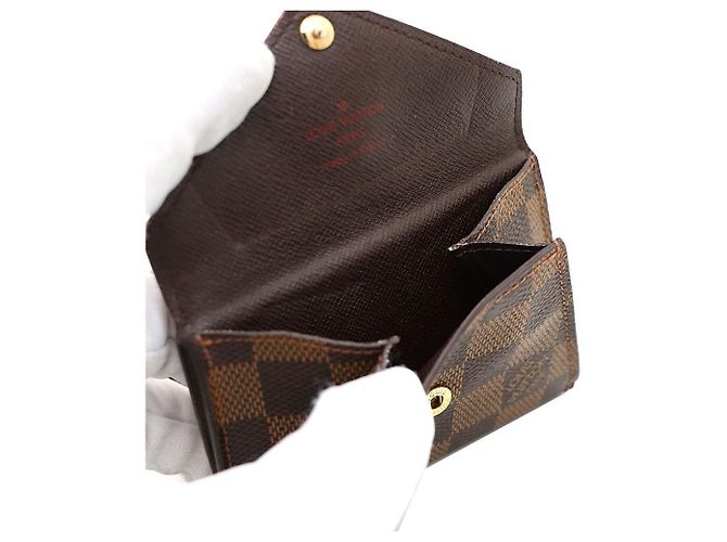 Louis Vuitton Tarjetero compacto Origami en Damier Ébène Multicolor - vista 4