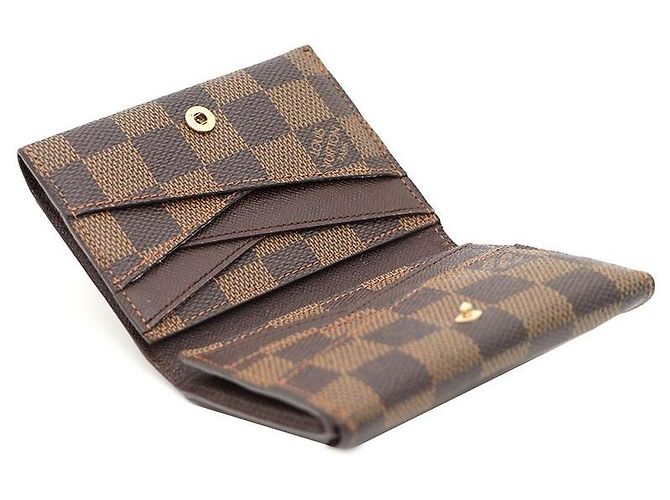 Louis Vuitton Tarjetero compacto Origami en Damier Ébène Multicolor - vista 5