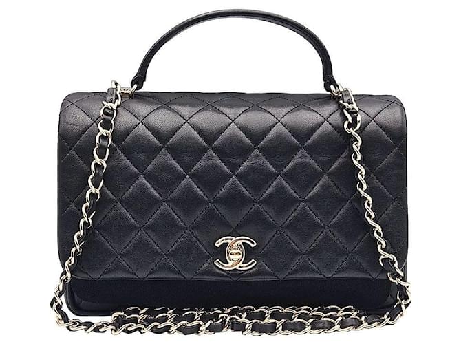 Chanel Serie Small in agnello classico Nero - vista 2
