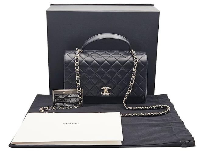 Chanel Serie Small in agnello classico Nero - vista 3