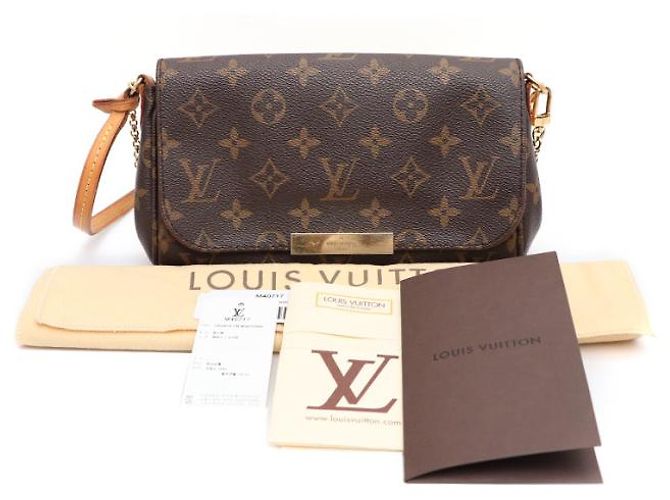 Louis Vuitton Borsa a tracolla Favorite PM in tela Monogram Multicolore - vista 20