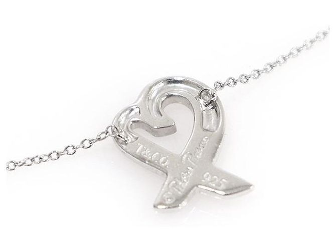 Tiffany & Co Collana con pendente Loving Heart di Paloma Picasso in argento sterling - vista 4