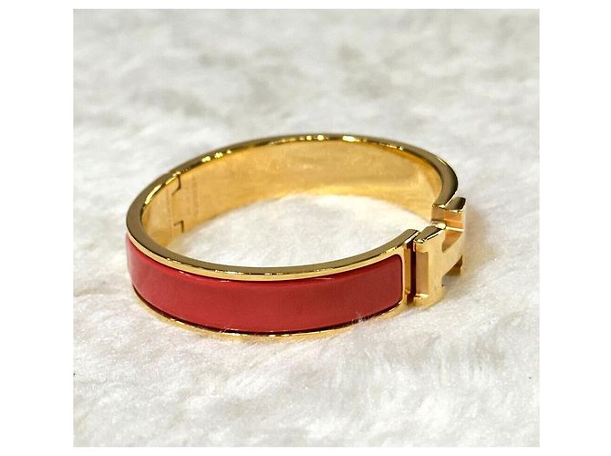 Hermès Click PM Pink Gold Rosa - vista 4