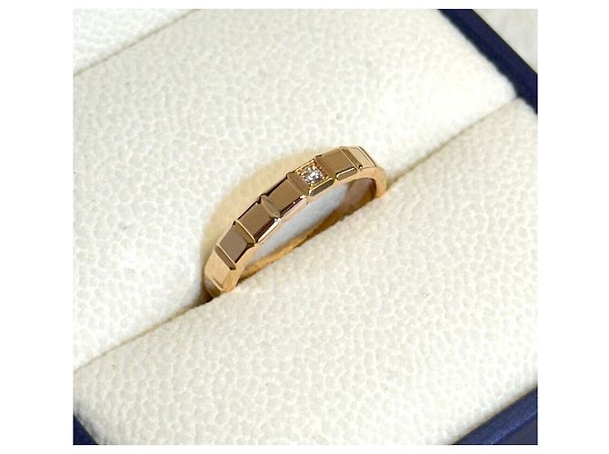 Chopard Anello Ice Cube in oro rosa con diamante - vista 6