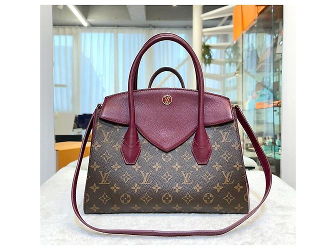 Louis Vuitton Borsa Tote e Borsa a Spalla Monogram Florin Rosso - vista 2