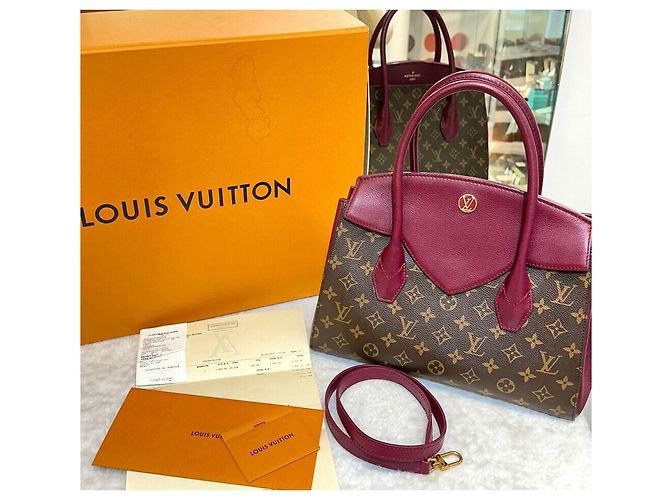 Louis Vuitton Borsa Tote e Borsa a Spalla Monogram Florin Rosso - vista 8