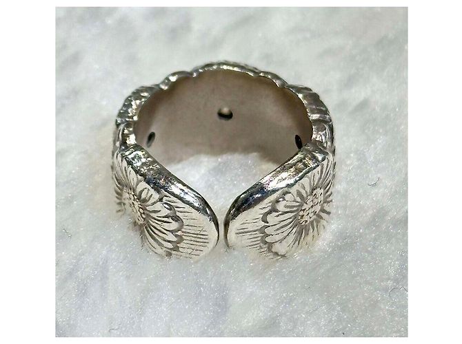 Buccellati Daisy Ring aus Silber mit Diamanten Größe - Ansicht 5