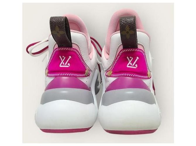 Louis Vuitton Archlight Sneaker aus rosa Leder mit Monogramm Pink - Ansicht 7