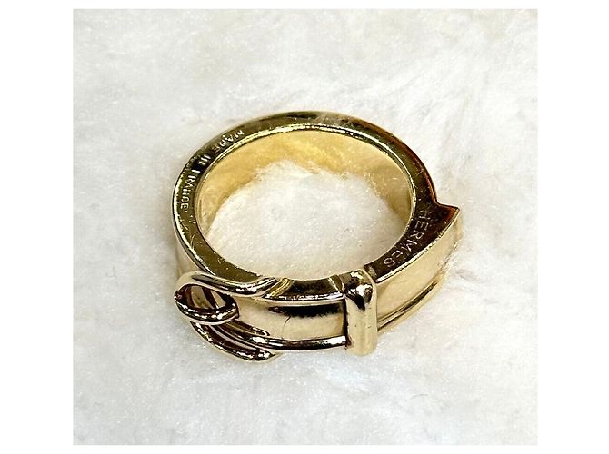 Ring Hermès Anillo para cinturón dorado - vista 3