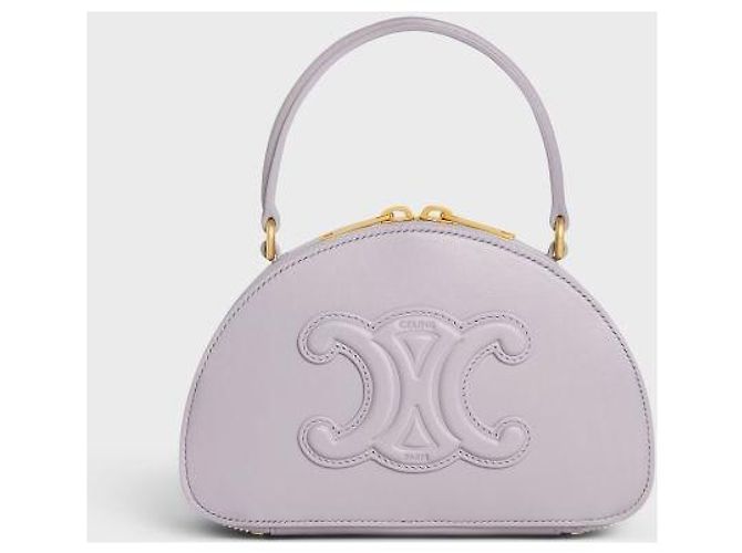 Céline Pelle di vitello liscia mezza luna lilla chiaro Porpora - vista 9