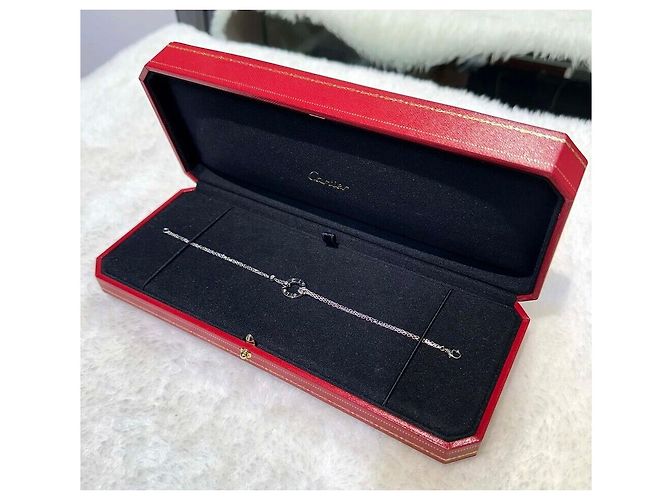 Cartier Bracciale WG Diamond Love Chain Argento - vista 6