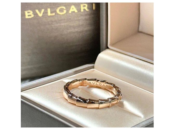 Bulgari Anello Serpenti Viper Oro Rosa - vista 2
