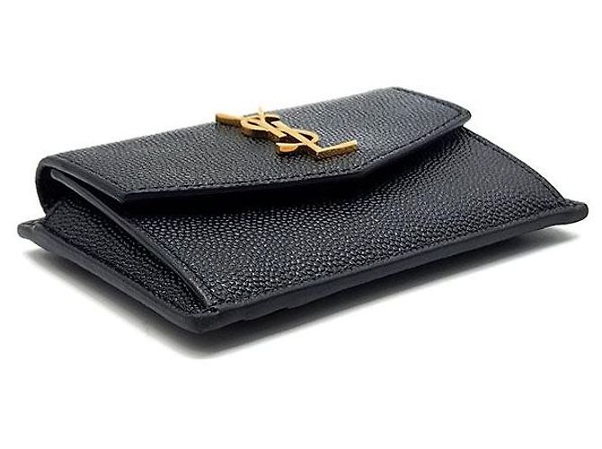 Saint Laurent Tarjetero Monogram Uptown Negro - vista 5