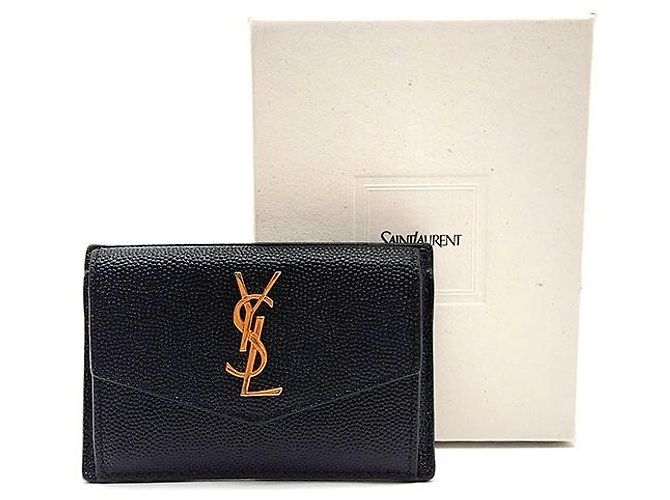 Saint Laurent Tarjetero Monogram Uptown Negro - vista 7
