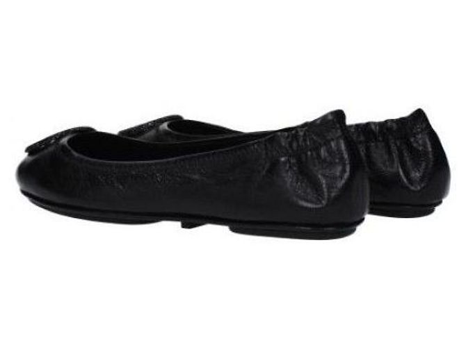 Tory Burch Ballerine da viaggio con logo pavé Mini Nero - vista 7
