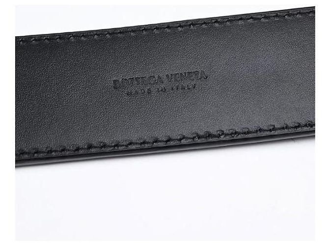 Bottega Veneta Cintura Intrecciato Nero - vista 7