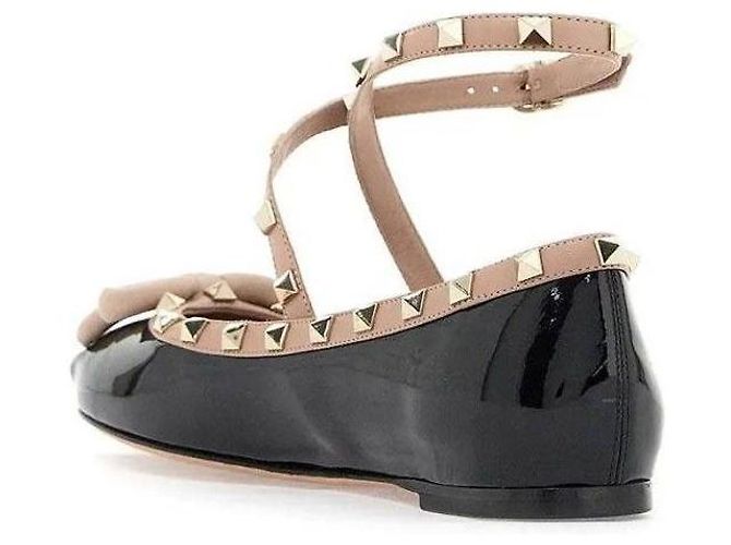 Valentino Ballerine in pelle Rockstud Multicolore - vista 7