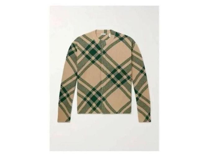 Burberry Checked Wool Blend Cardigan Multiple colors - view 5