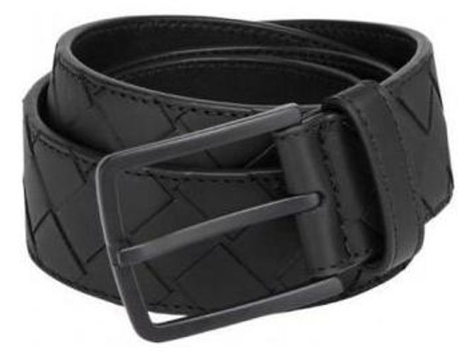 Bottega Veneta Cintura Intrecciato Nero - vista 6