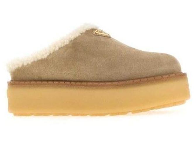 Prada Pantofole in scamosciato JFT Arancione - vista 5