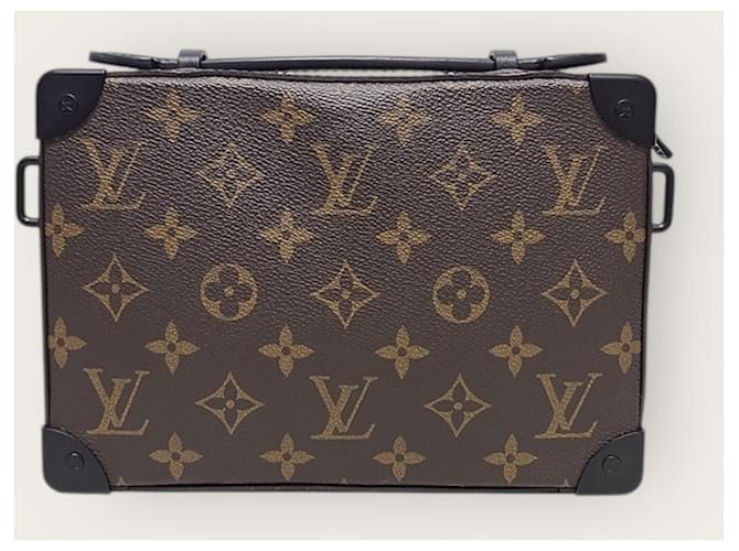 Louis Vuitton Borsa Messenger Monogram Handle Soft Trunk Marrone - vista 6