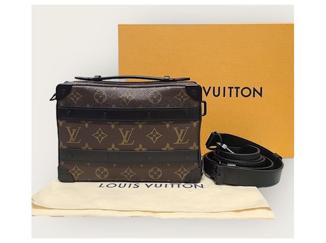 Louis Vuitton Borsa Messenger Monogram Handle Soft Trunk Marrone - vista 8
