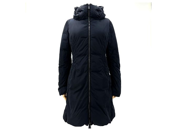 Chaqueta larga de plumón Moncler Rene Negro - vista 2