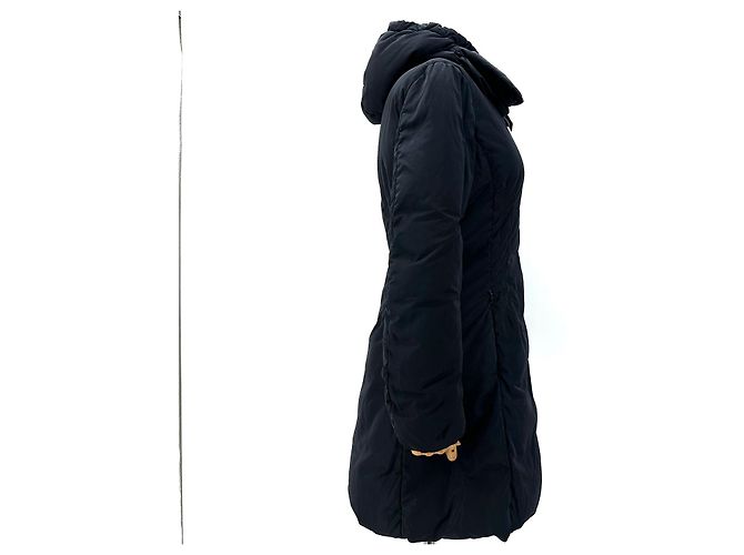 Chaqueta larga de plumón Moncler Rene Negro - vista 5