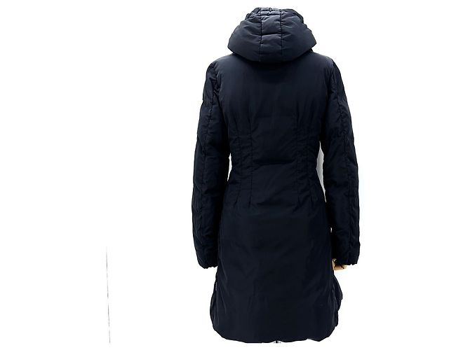 Chaqueta larga de plumón Moncler Rene Negro - vista 6