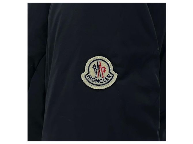Chaqueta larga de plumón Moncler Rene Negro - vista 7