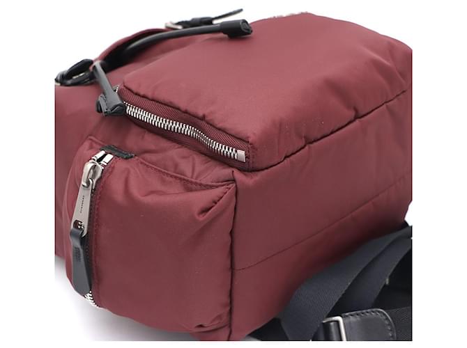 Burberry Nylon Rucksack Medium Rot - Ansicht 6