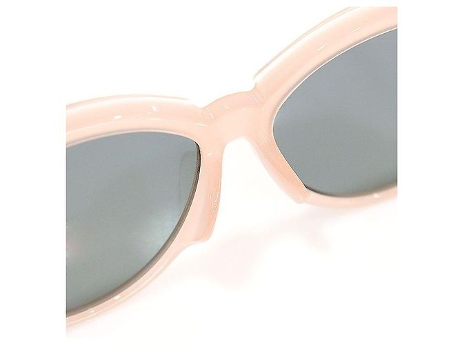 Givenchy Occhiali da sole cat eye con lenti a specchio e montatura rosa - vista 6