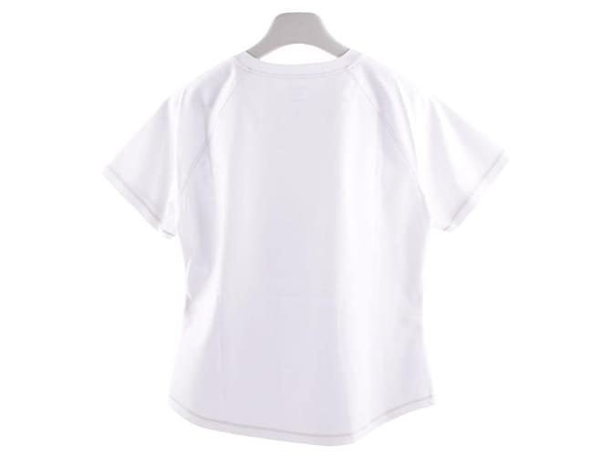Hermès Bedrucktes Micro-T-Shirt Weiß - Ansicht 4