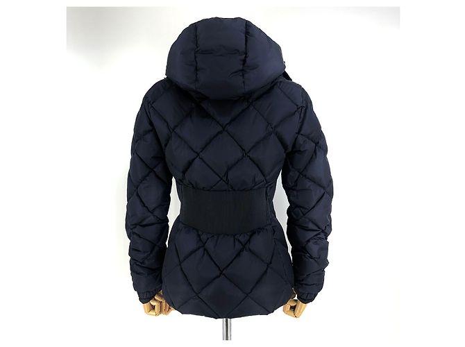 Chaqueta corta acolchada con capucha para mujer Moncler Mesnil Azul - vista 5