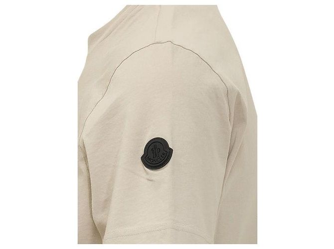 Moncler Camiseta de jersey de algodão com logo - vista 6