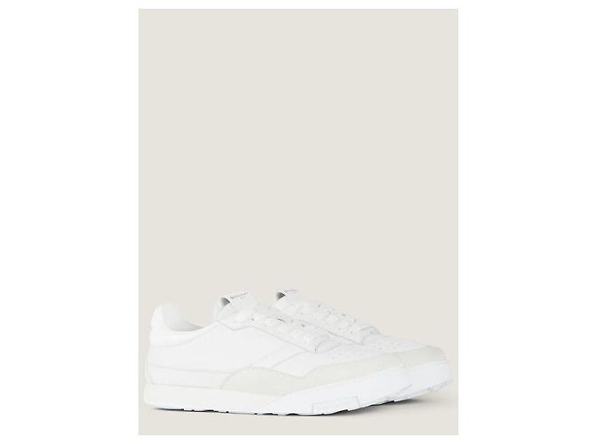 Givenchy Sneakers Logo in Pelle e Scamosciato Bianco - vista 6