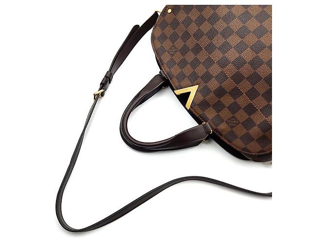 Louis Vuitton Borsa a tracolla bowling Damier Kensington Multicolore - vista 5