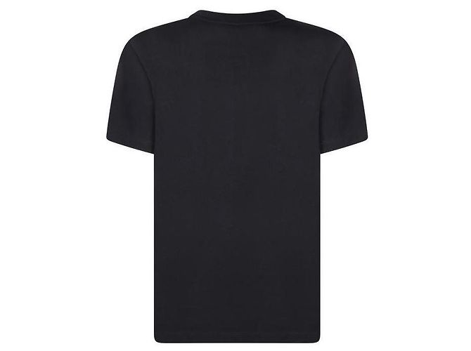 Moncler T-Shirt aus Baumwolle mit Logo-Stickerei Blau - Ansicht 5