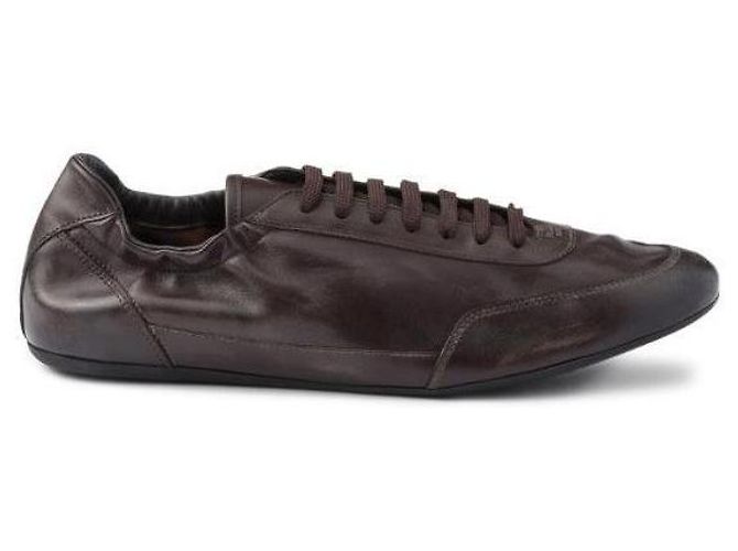 Prada Baskets en cuir pliables - vue 4