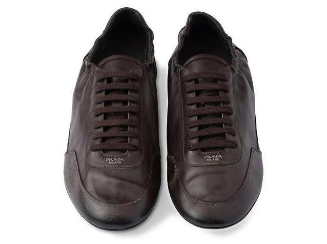 Prada Baskets en cuir pliables - vue 7