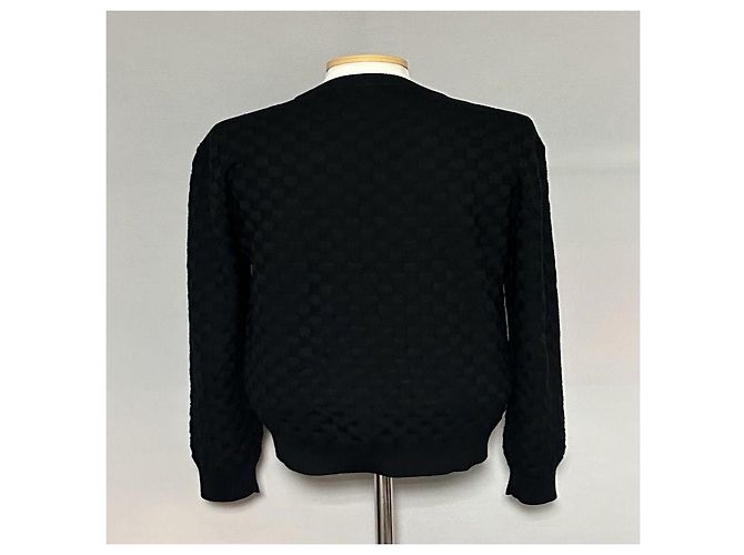 Louis Vuitton Damier Signature Strick Silber - Ansicht 2