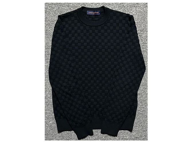 Louis Vuitton Damier Signature Strick Silber - Ansicht 3